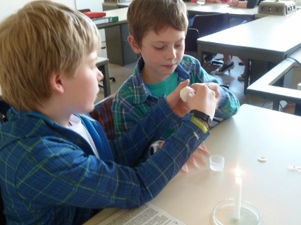 Das Augenmodell wird zusammengesetzt